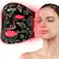 Front. Arivea - Wireless Red Light Therapy Mask for Face, Rechargeable NIR LED, Home & Travel - BLACK.