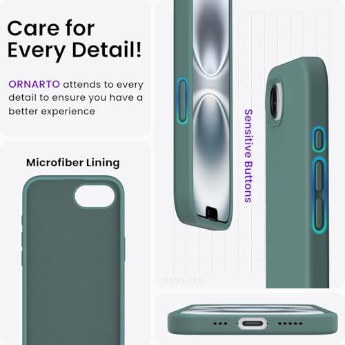 Care for Every Detail! ORNARTO attends to every detail to ensure you have a better experience. Microfiber Lining, Sensitive Buttons.