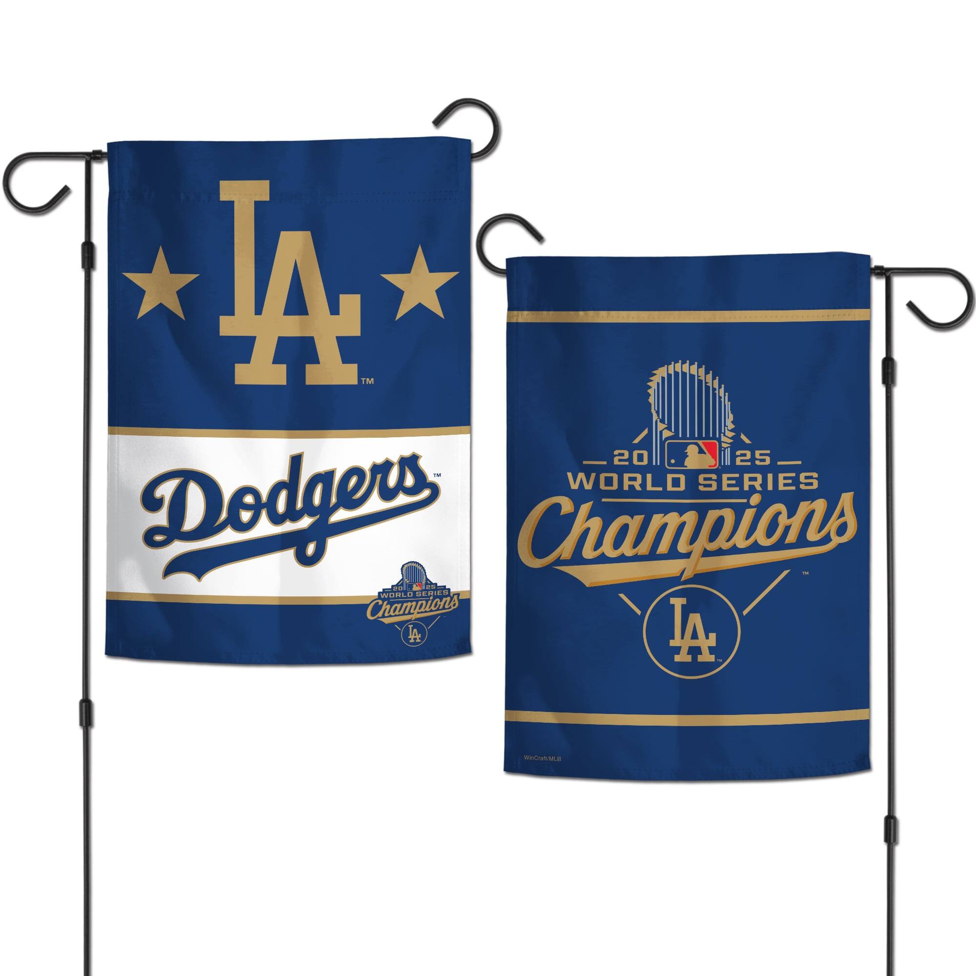 LA  
20 25  
WORLD SERIES  
Dodgers Champions  
LA  
Champions