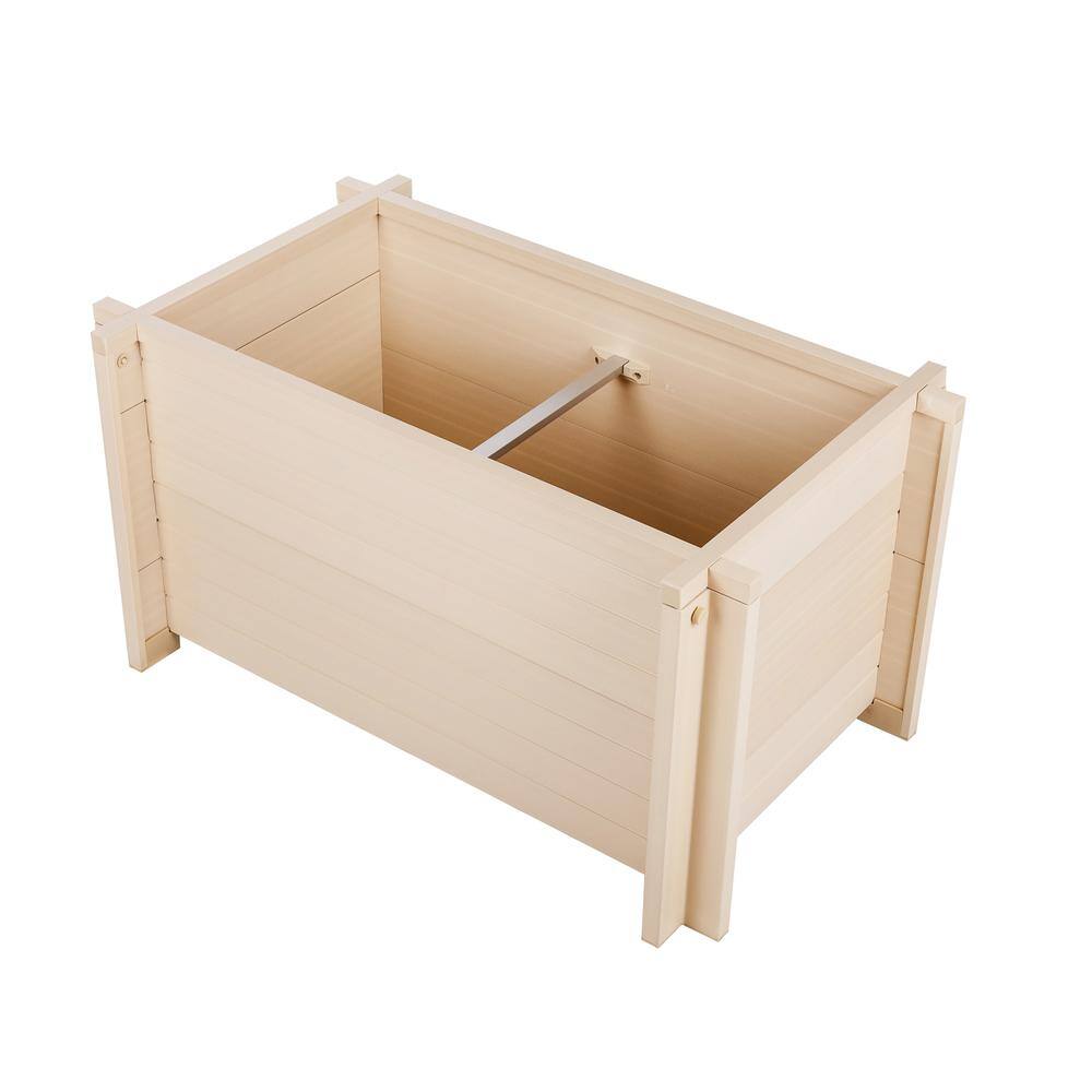 Alt View 1. New Age Pet - 30" Rectangular Planter in Maple - Maple.
