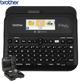 Brother - Business Professional Connected Label Maker with Carrying Storage Case