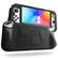 Front. Kitcheniva - Durable Silicone Case For Nintendo Switch OLED Model 2021 Shockproof Shell Black - Black.