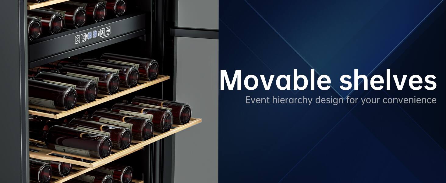 Movable shelves  
Event hierarchy design for your convenience