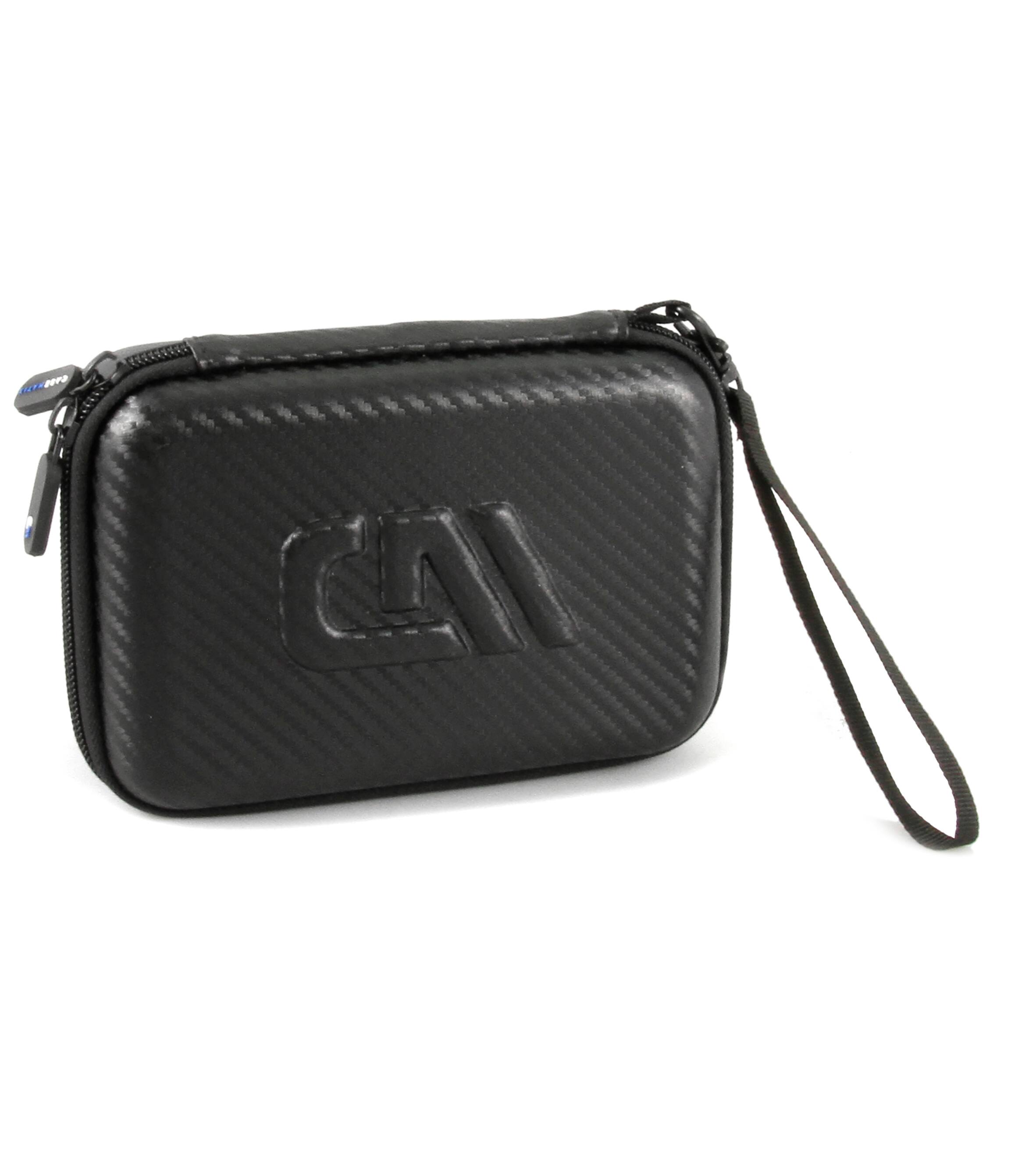 Alt View 4. CASEMATIX - Travel Case for Game Boy Advance GBA Game Cartridges – Holds 12 Game Cartridges in Protective Foam Slots - Black.