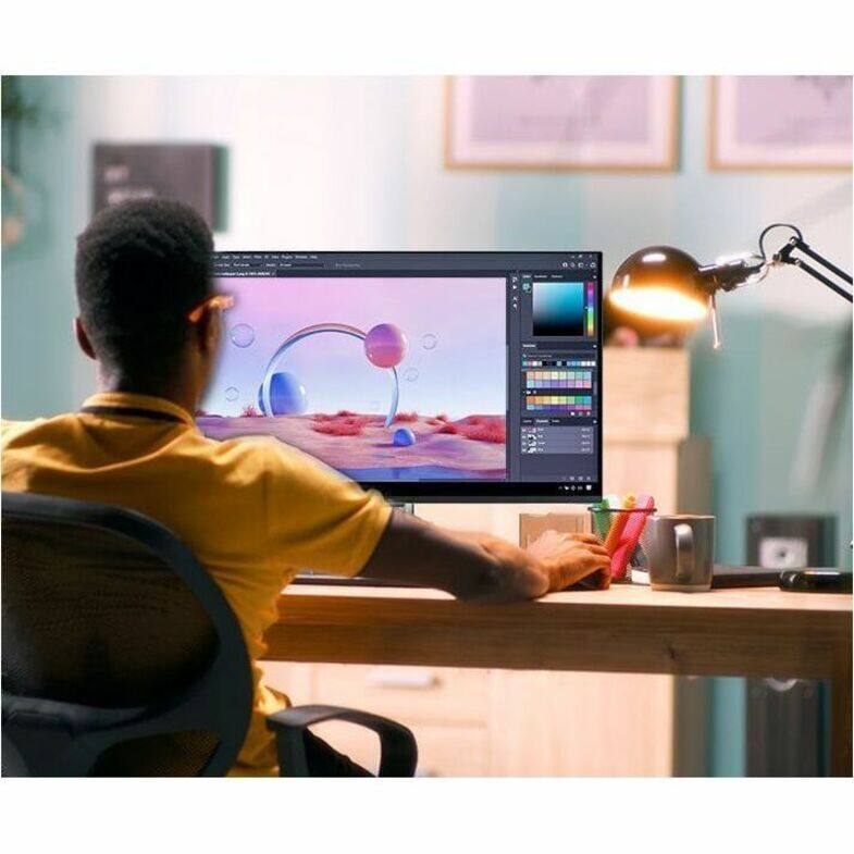 Alt View 6. ASUS - Asus ProArt PA27UCDMR 27" Class 4K UHD OLED Monitor - 16:9 - 26.5" Viewable - Quantum Dot OLED - 3840 x 2160 - 1073.7 - Unknown.