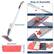 Easy to Assemble
Mop bar installed 120cm/47.2inch
Clip the mop head onto the pole 39cm/15.3inch
Insert the bottle tightly
Attach the pad to the mop head 13cm/5.1inch