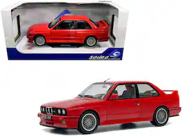 1986 BMW E30 M3 1/18 Diecast Model Car by Solido - Red