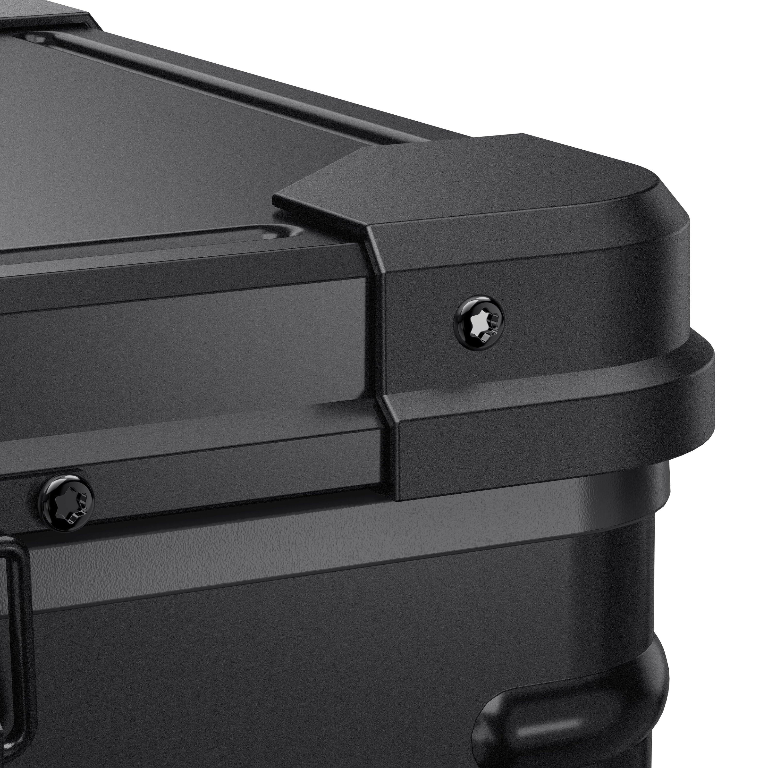 Alt View 5. ICECO - APL35 Aluminum Dual Zone 37QT Portable Cooler Black - Black.