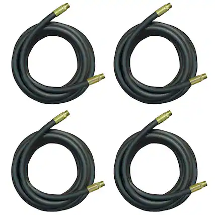 Front. Apache - Apache 98398336-C 1/2" x 120" Hydraulic Hose, Male x Male Assembly (4 Pack).