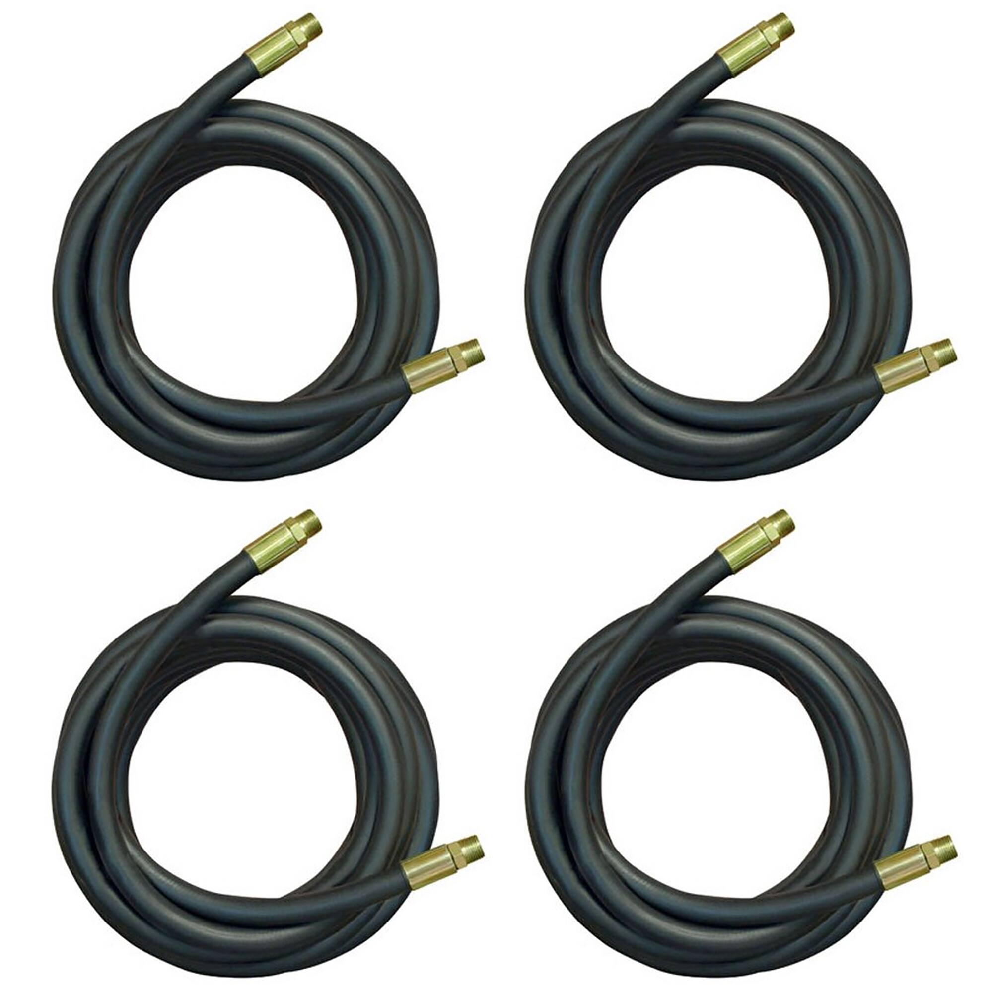 Front. Apache - Apache 98398336-C 1/2" x 120" Hydraulic Hose, Male x Male Assembly (4 Pack).