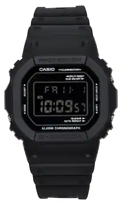 PROTECTION
CASIO ILLUMINATOR
ADJUST MODE
SPLIT/RESET
ALM ON/OFF
FR1F
PM START/STOP
110953
57
LIGHT
12/24HR
AUTO REPEAT
ALARM
CHRONOGRAPH
G-SHOCK