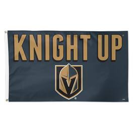 WinCraft - Vegas Golden Knights 3' x 5' Single-Sided Deluxe Team Slogan Flag - Multicolor