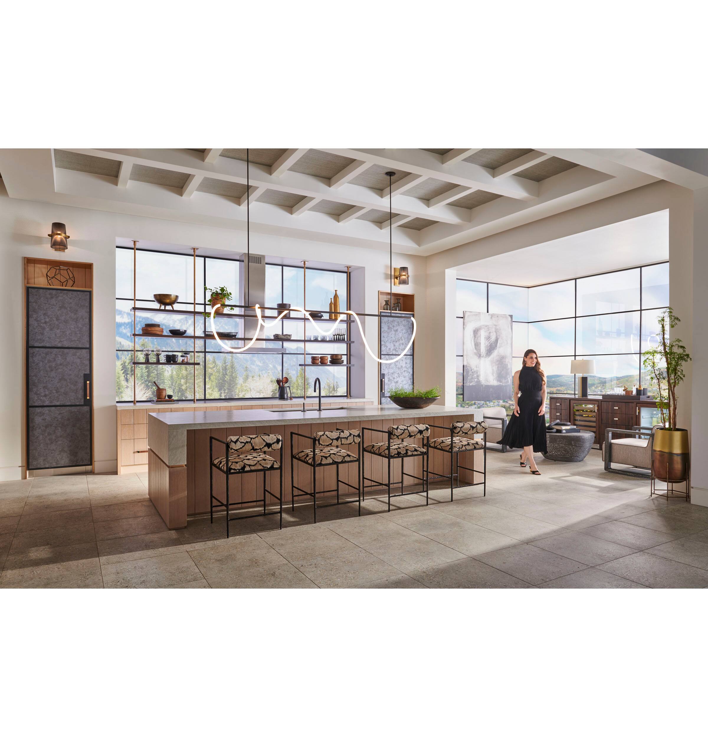 Alt View 20. Monogram - 30" Built-In Double Electric Convection Wall Oven with LCD Controls and Wi-Fi powered by SmartHQ - Stainless Steel.