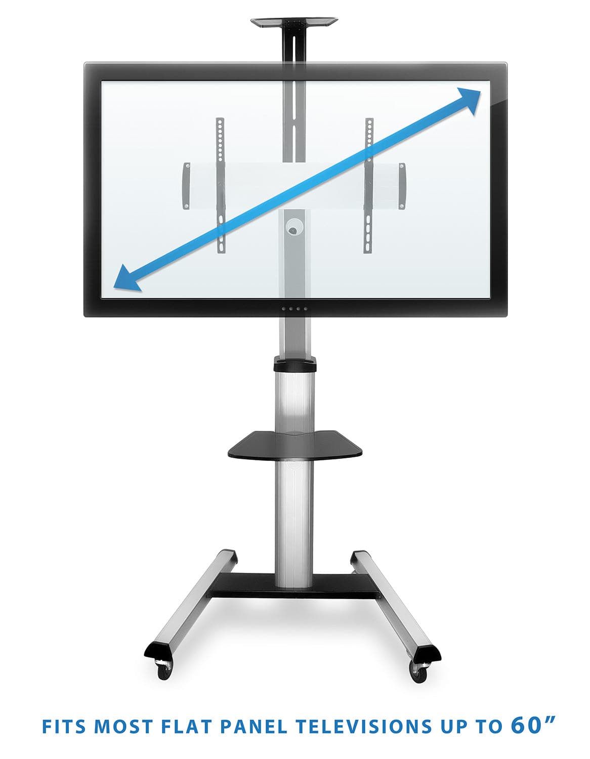 FITS MOST FLAT PANEL TELEVISIONS UP TO 60"