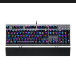 TECH SAFARI - 60 Mechanical Portable 61 Keys Rgb Led Backlit Type-c Usb Wired Office gaming For Android Windows blue - black switch