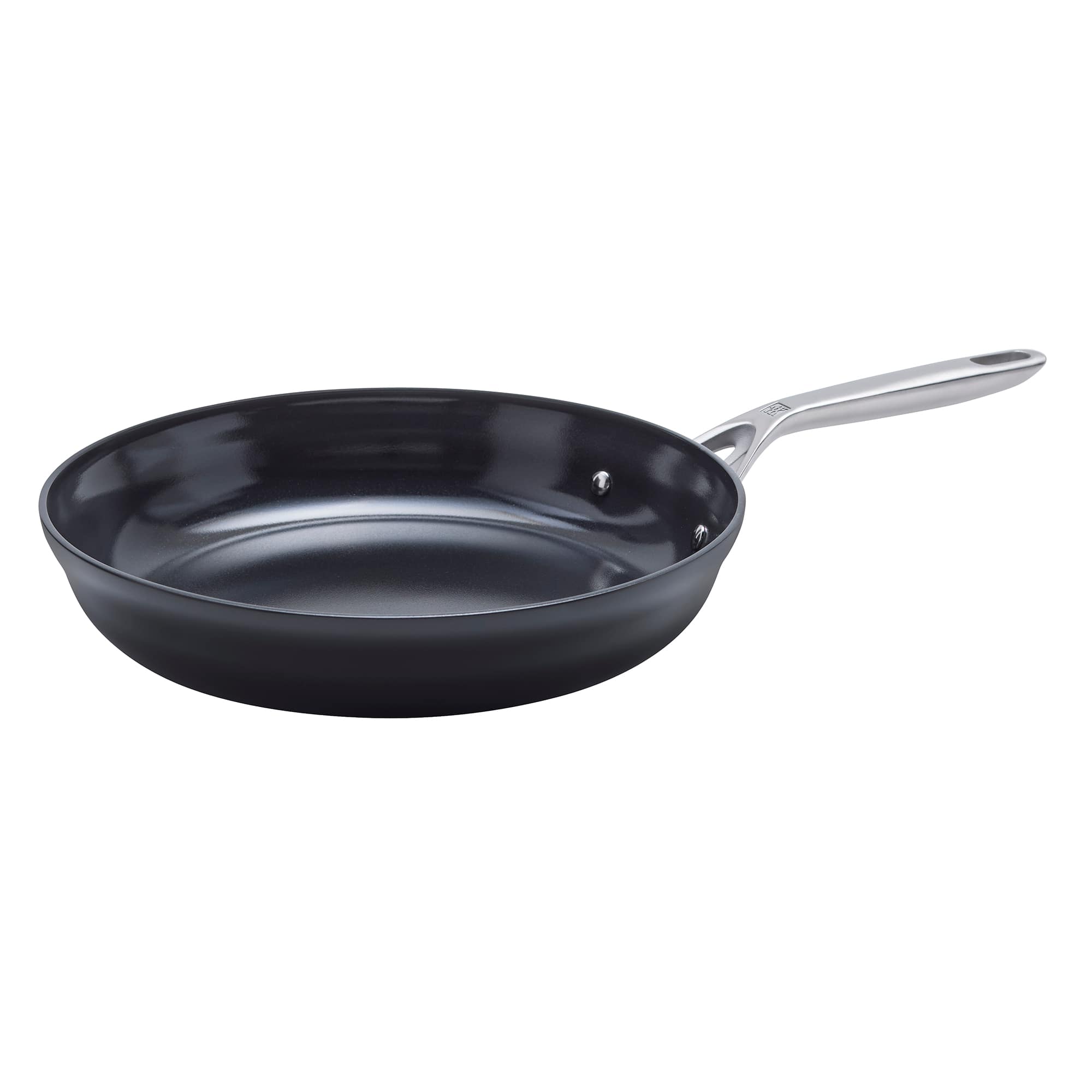 ZWILLING - Motion Ceramic Hard Anodized 12-inch Aluminum Nonstick Fry Pan - Black