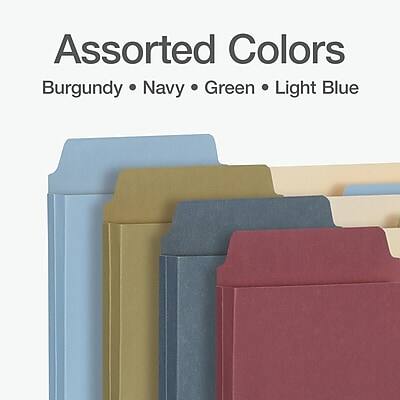 Assorted Colors  
Burgundy • Navy • Green • Light Blue