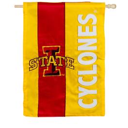 Evergreen Enterprises - Iowa State Cyclones 28" x 44" Double-Sided Embellish House Flag - Multicolor