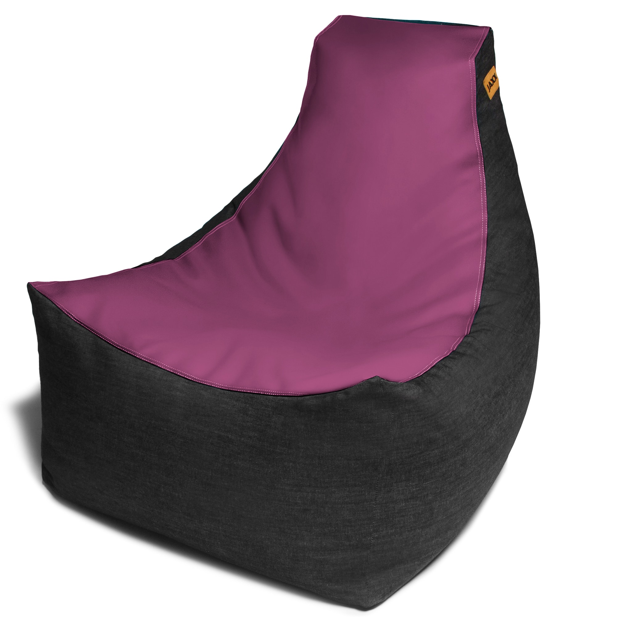 Jaxx - Pixel Gamer Chair - Game Room / Home Theater Bean Bag Chair - Purple