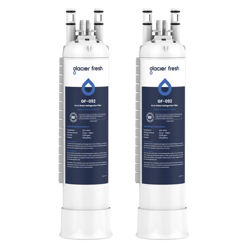 GLACIER FRESH - FPPWFU01 Water Filter Replacement for Frigidaire PurePour FPPWFU01, Compatible with EPPWFU01, 2 Pack