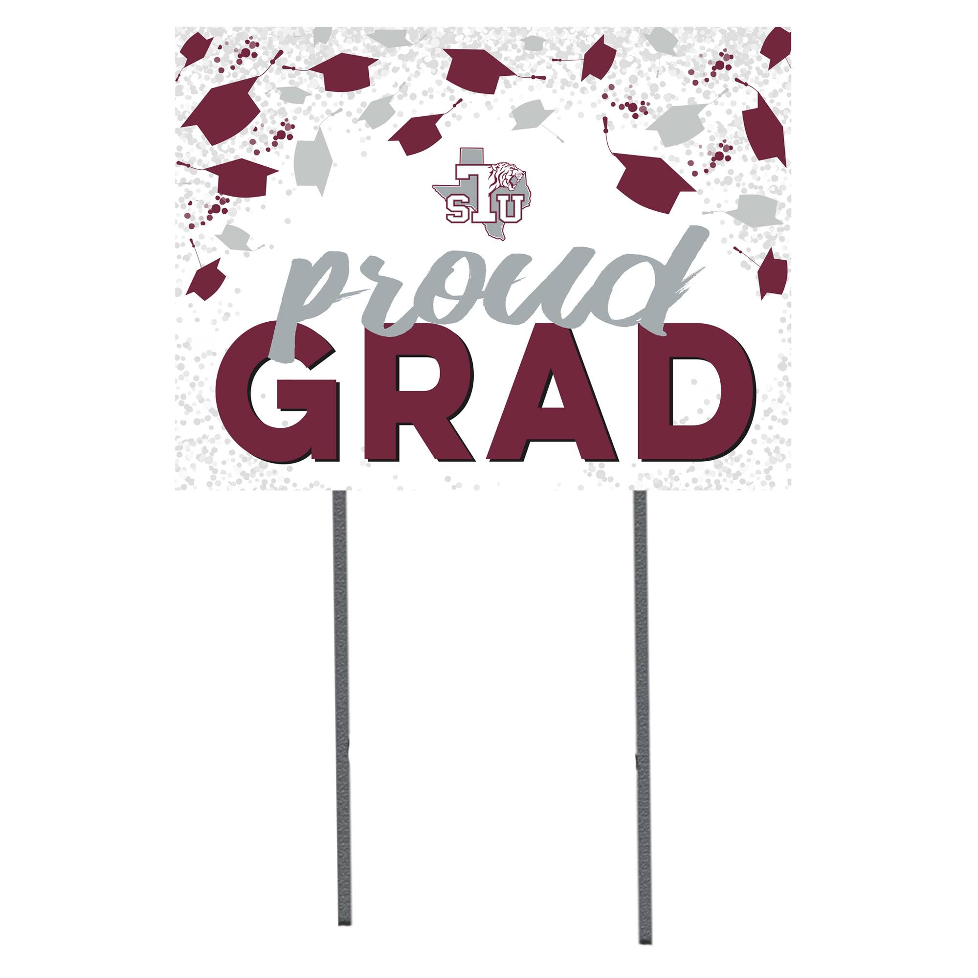 Texas Southern Tigers 18'' x 24'' Grad Yard Sign