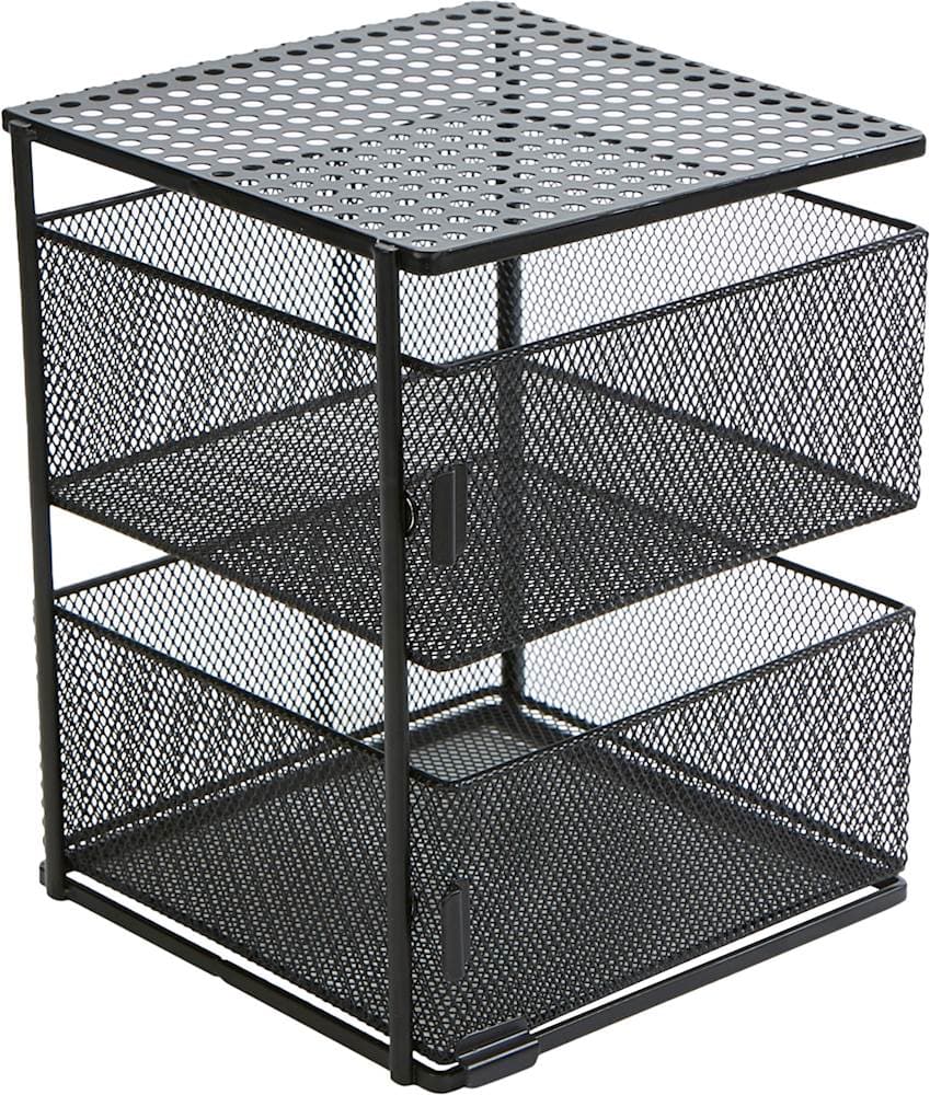 Best Buy: Mind Reader Metal Mesh Magnetic Organizer Black Kmag2t-blk