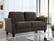 Left. Lifestyle Solutions - Westin Two Seat Curved Arm Microfiber Loveseat - Coffee.