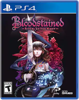 PS4
Bloodstained: Ritual of the Night
TEEN
ESRB
ArtPlay
505 GAMES - T (Teen 13+)
