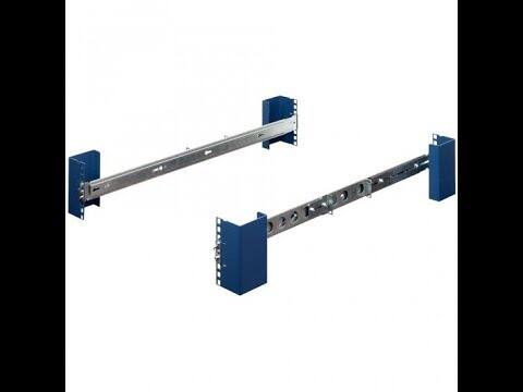 Alt View 5. RackSolutions - RackSolutions 1U Cobra 110-A Dry Slide Rail for Dell - Black.