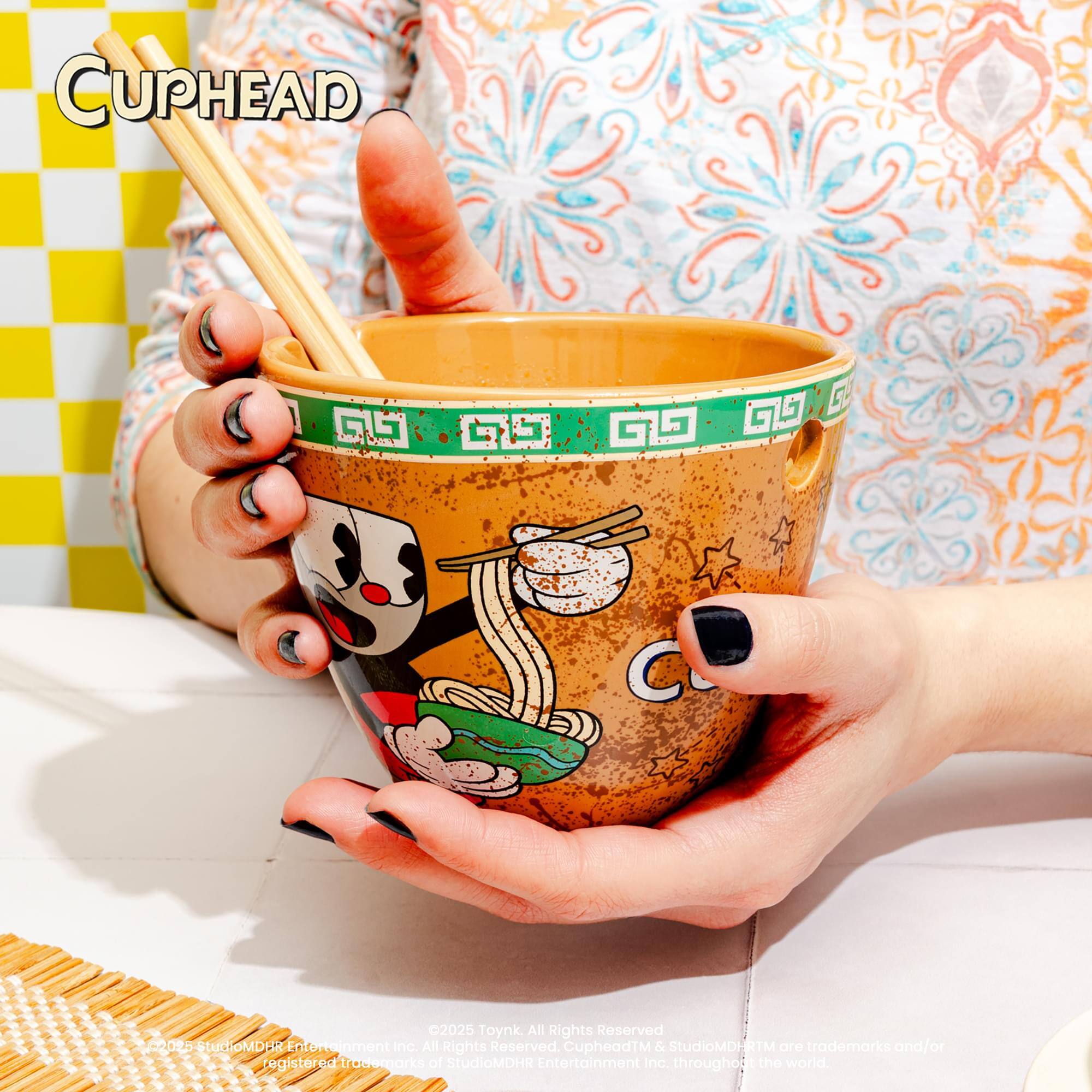 CUPHEAD 2025 Toynk All Rights Reserved 102025 SturtioMDUR Entertainment Inc. All Rights Reserved. Cuphead™ & StudioMDHR™ RTM are trademarks and/or registered trademarks of StudioMDHR Entertainment Inc. throughout the world.