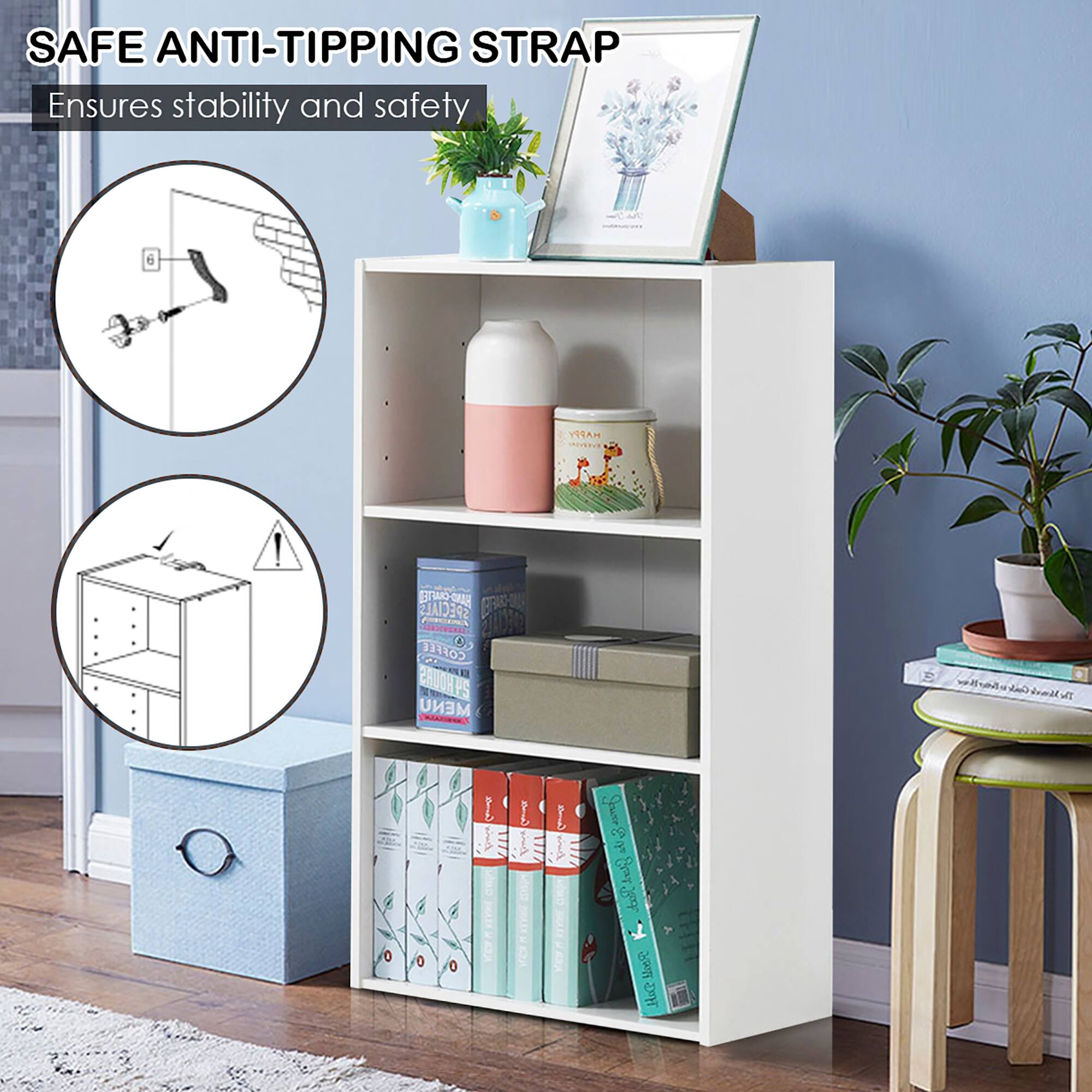 SAFE ANTI-TIPPING STRAP Ensures stability and safety
