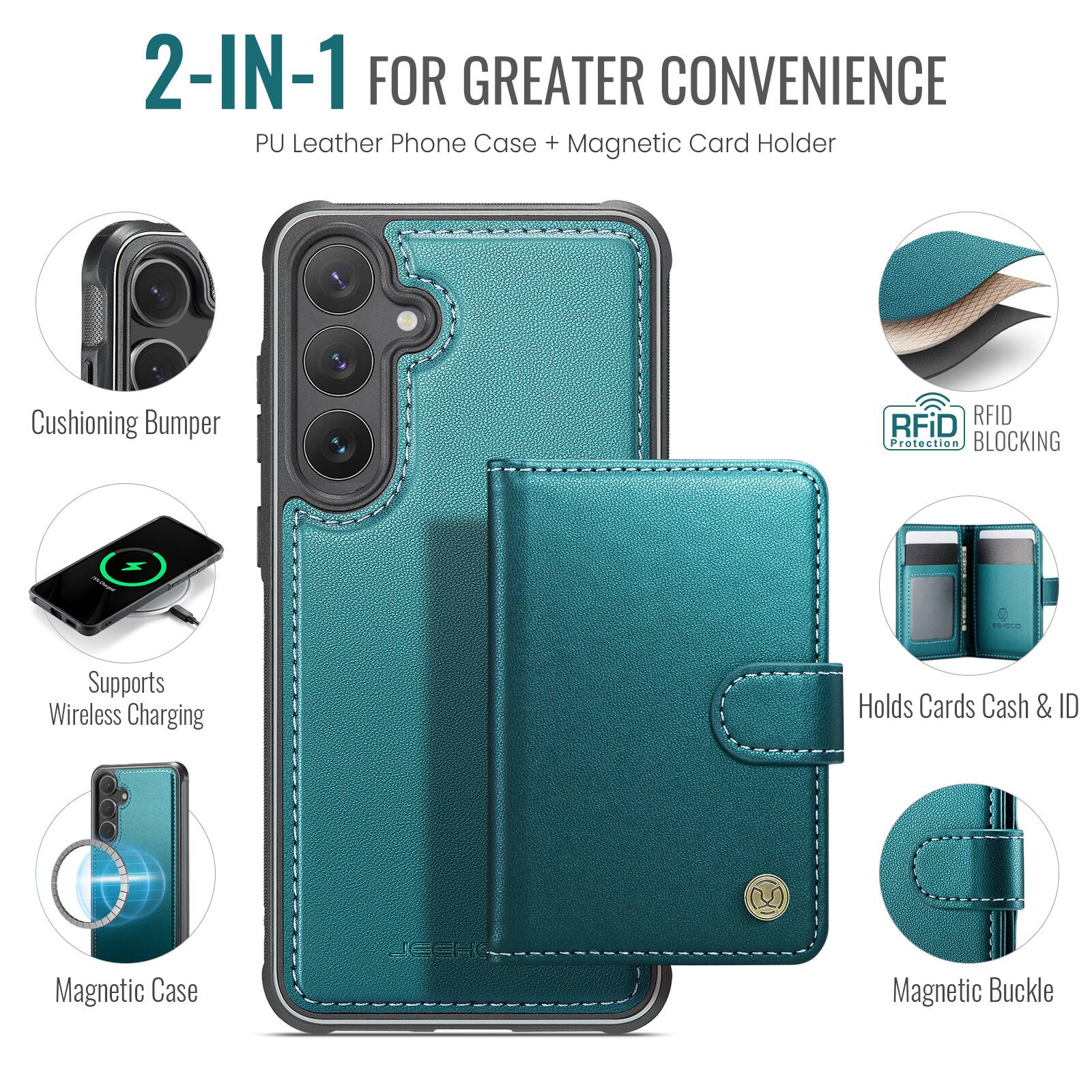 Dteck For Samsung Galaxy A17 5G Leather Flip Stand RFID Leather