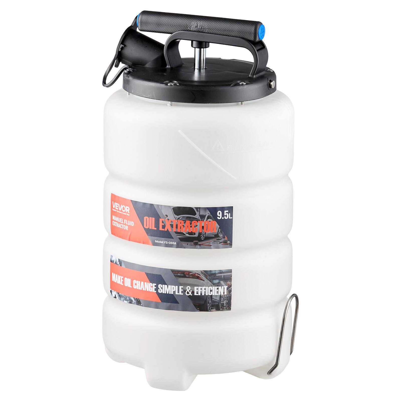 A Fi VEVOR - 9.5L EXTRACTOR MANUEL FLUXD FLUID OIL EXTRACTOR MNEYS-ORBA Mode ORRA MAKE OIL CHANGE SIMPLE & EFFICIENT