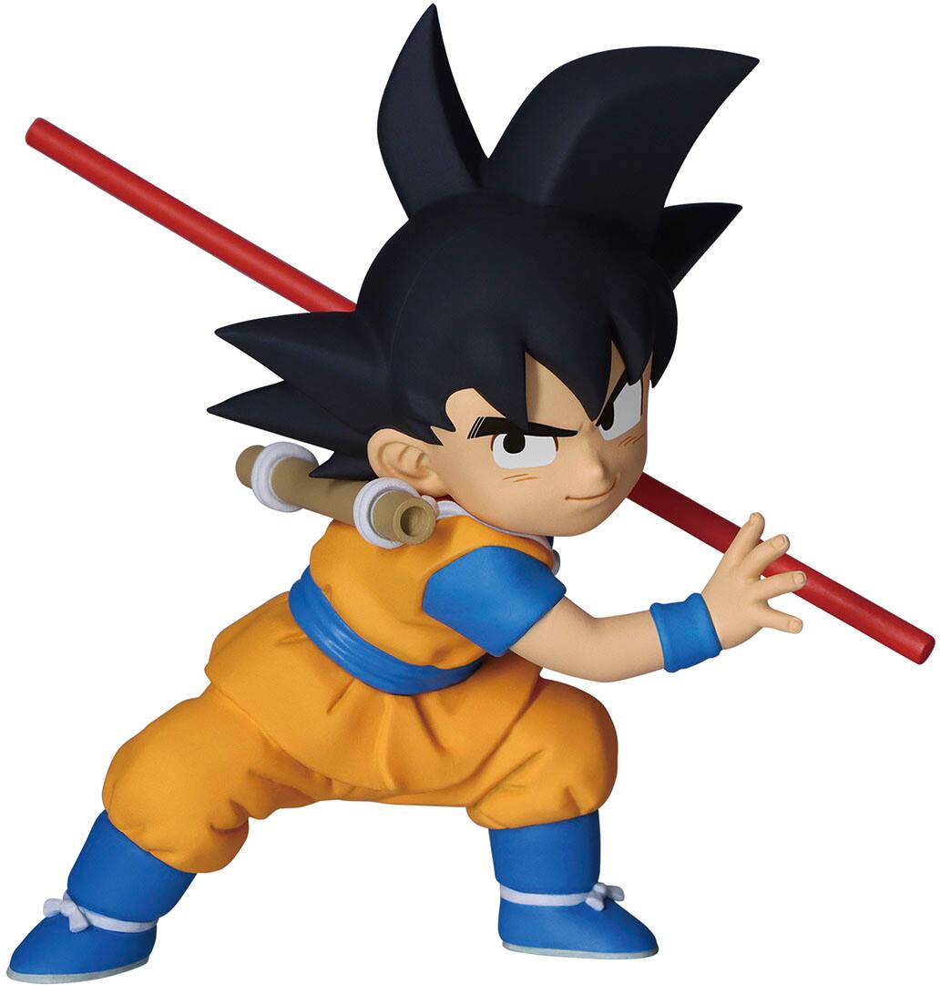 Angle. Bandai - Goku - Dragon Ball Daima - Bandai Banpresto 2.8" Figure.