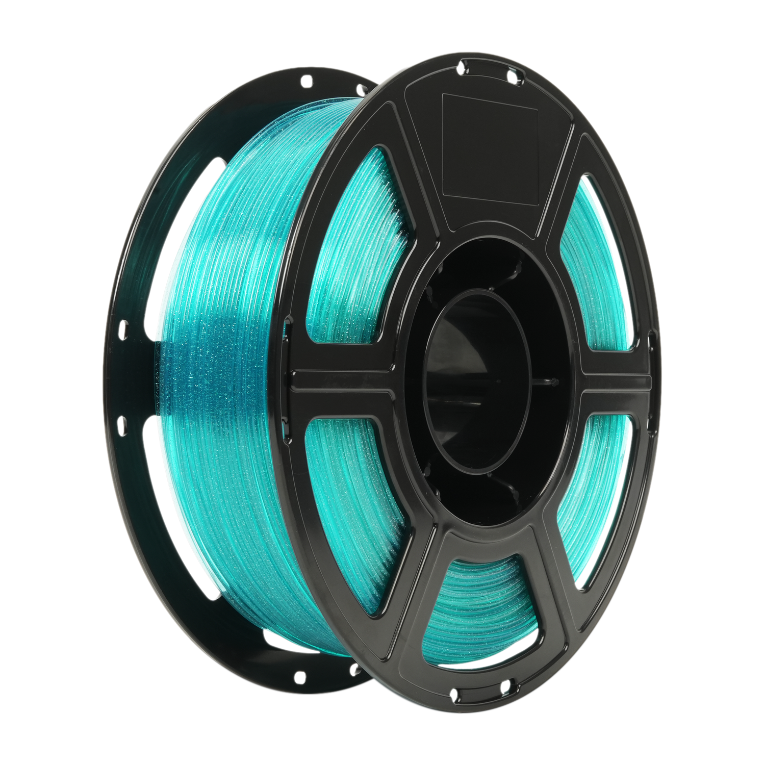 Alt View 5. Flashforge - PLA Crystal Rainbow 3D Printer Filament-1.75mm-1kg (2.2 lbs) Spool - Mint Slush.