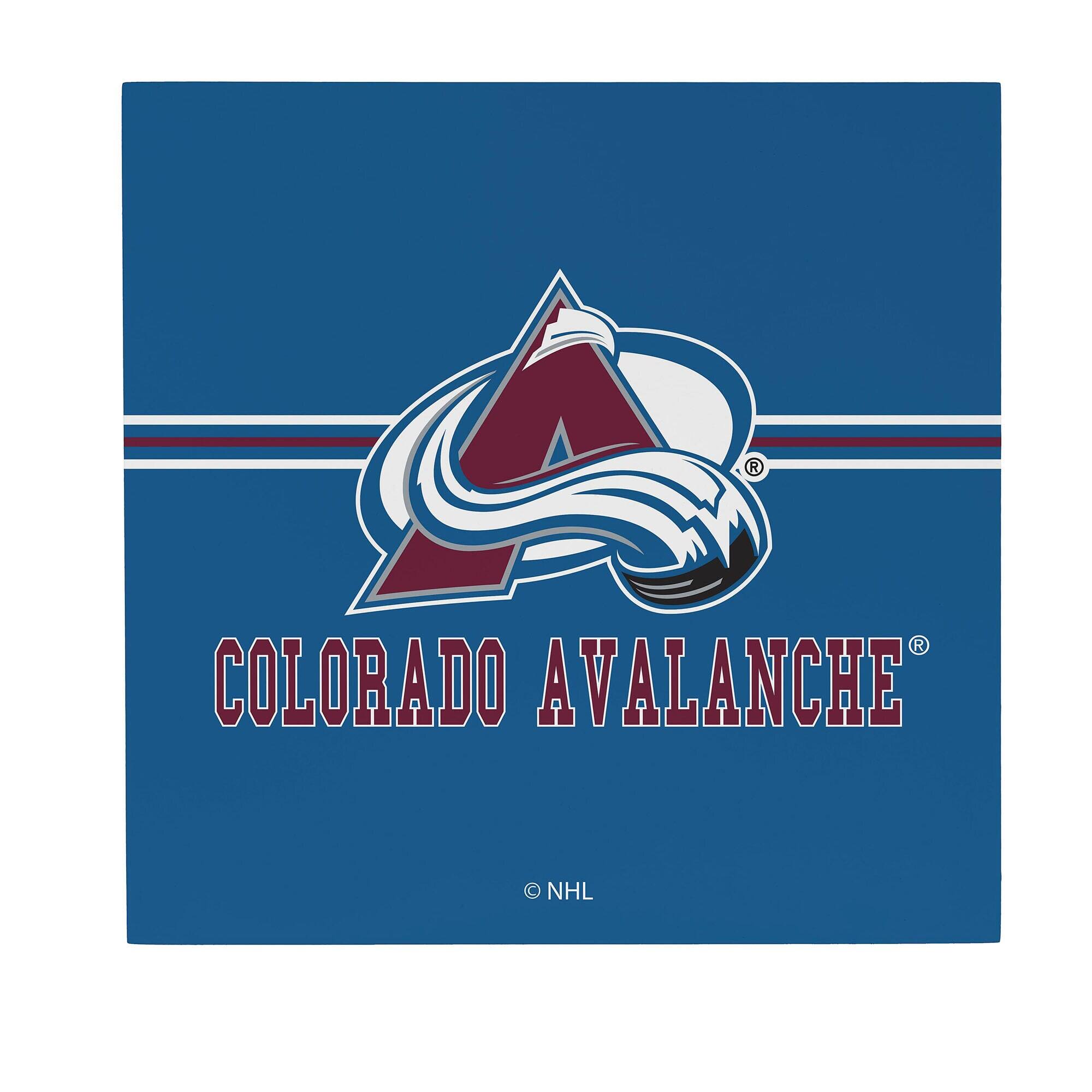 Colorado Avalanche 12" x 12" Wood Wall Sign