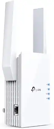 TP-Link - Refurbished Excellent - AX1800 Wi-Fi 6 Extender (RE605X) Internet Booster, Covers up to 1500 sq. ft and 30 Devices - White