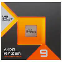 AMD - Ryzen 9 7900X3D 12-Core - 24-Thread 4.4 GHz (5.6 GHz Max Boost) Socket AM5 Unlocked Desktop Processor - Black - Front_Zoom