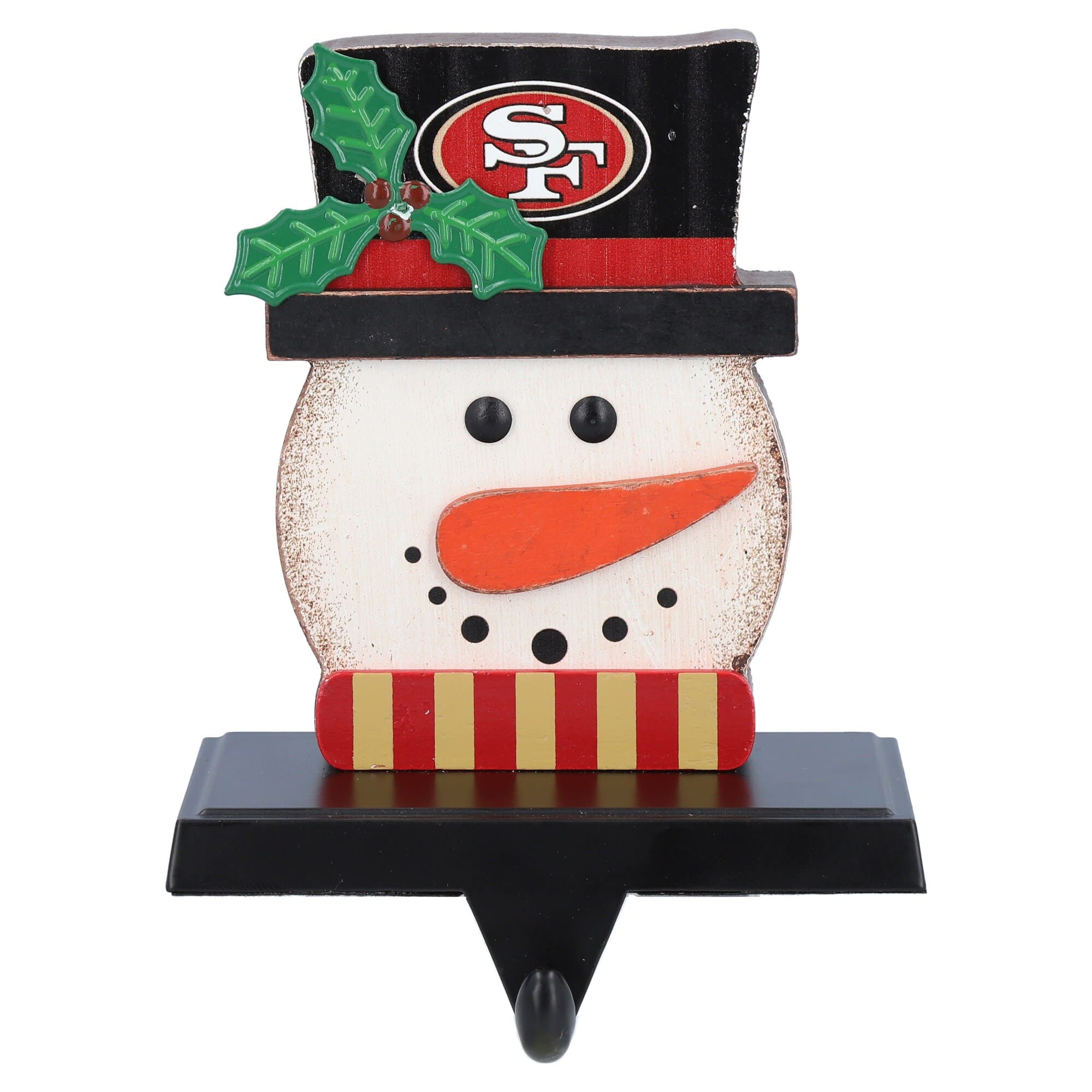 The Memory Company - San Francisco 49ers Snowman Stocking Holders - Multicolor