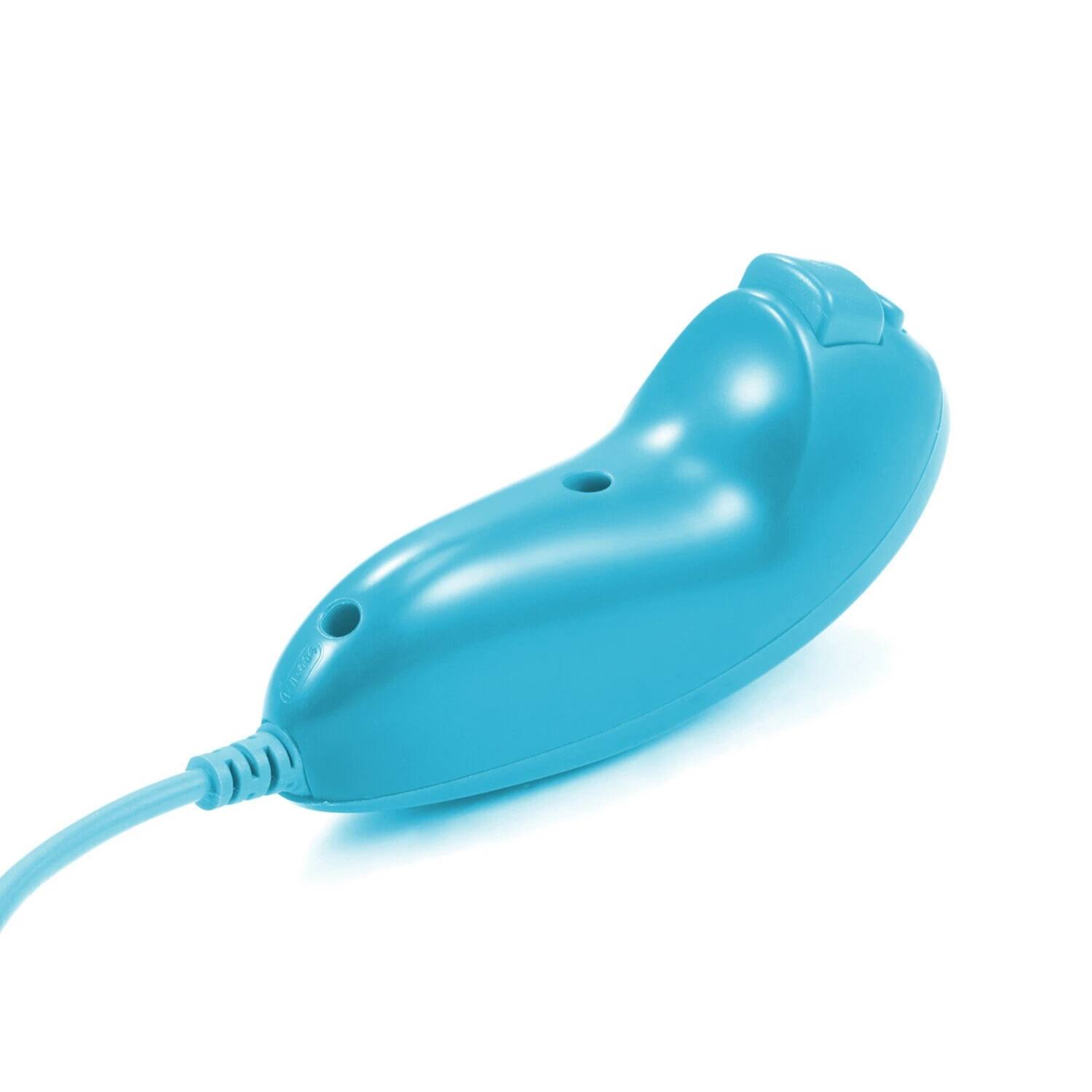 Left. Stock Preferred - 2-Pack Wii/Wii U Nunchuck Controllers Light Blue - Light Blue.