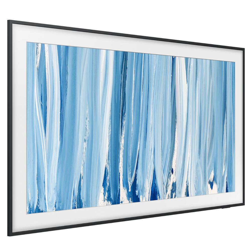 Alt View 6. Samsung - 85" The Frame Pro Neo QLED 4K TV (2026) w/ Sand Gold Metal Customizable Bezel - Black.