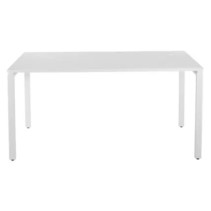 Front. OSP Home Furnishings - 60” Prado Writing Desk - White.