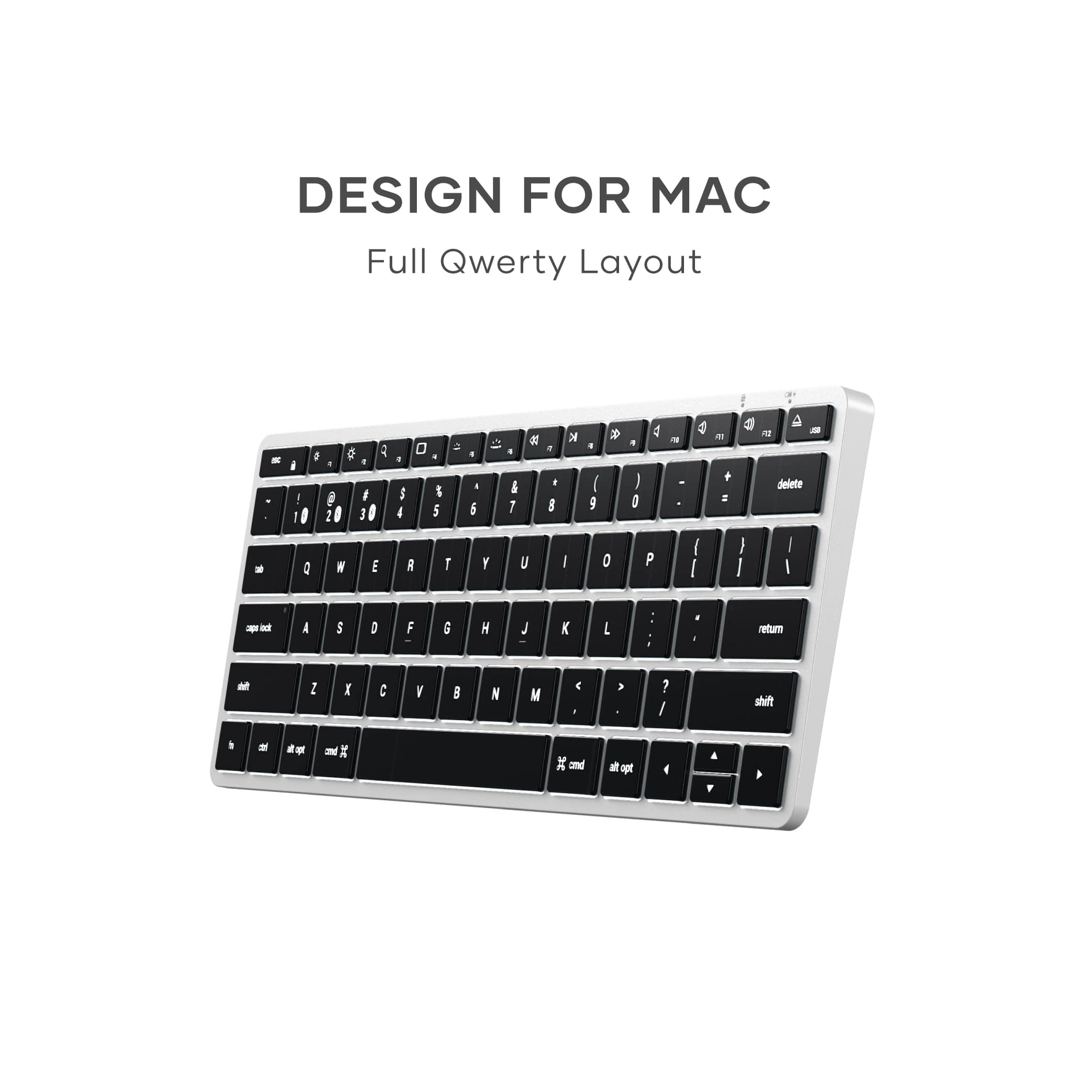 【ほぼ新品】SATECHI SLIM X1 キーボード シルバー Amazon | SATECHI Slim X1 薄型 Bluetooth ワイヤレスキーボード – US