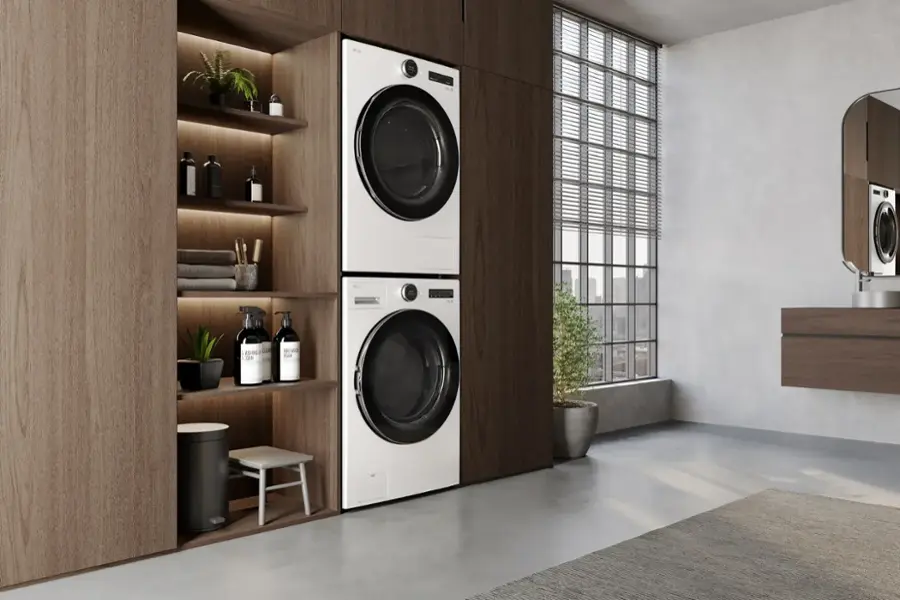 The text on the image reads "washing machine."