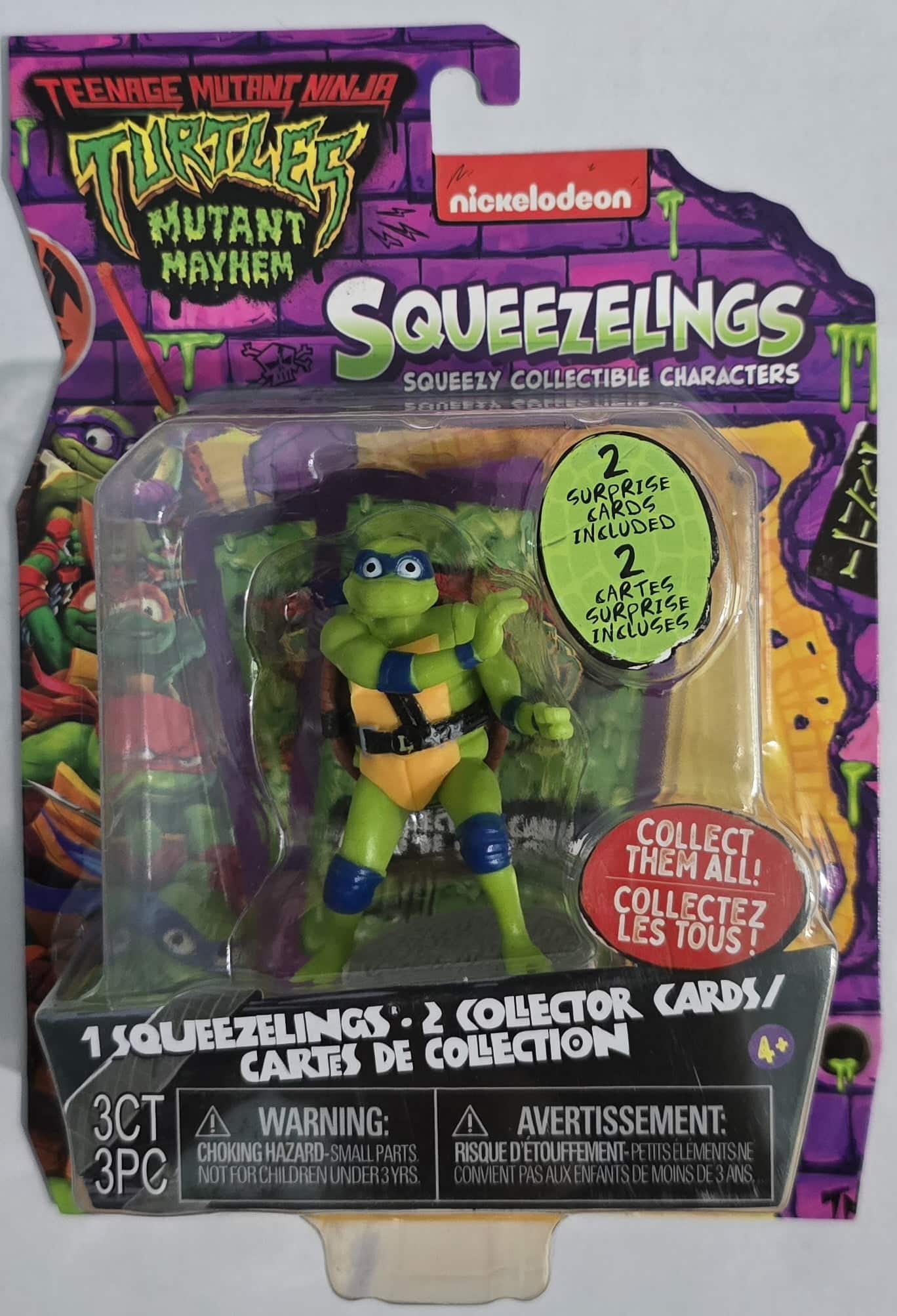 Teenage Mutant Ninja Turtles Mutant Mayhem Squeezelings Leonardo
