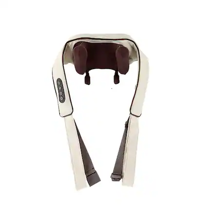 Front. Cluzine - Cordless Electric Neck Massager with Heat, Infrared Therapy, Timer, Deep Tissue Kneading for Pain Relief(Char: 98).