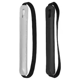 Unique Bargains - 2pcs Universal Stylus Holder for Tablet Retractable Elastic Pen Sleeve Pouch for Tablet Case Notebook - Black/Silver
