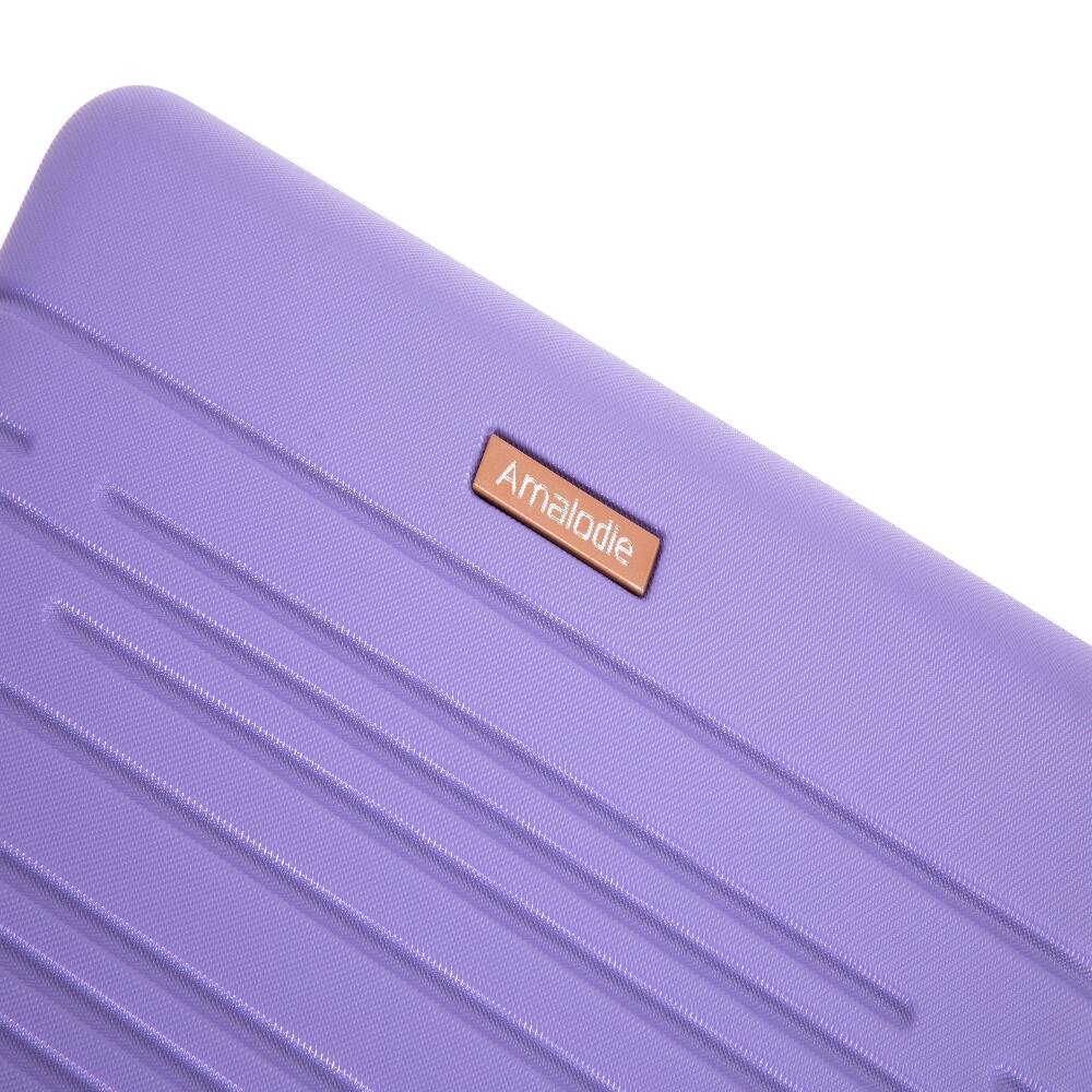 Alt View 4. Ropilly - Ropilly 5 Piece Luggage Set Hard Shell Suitcase Set Lilac - Lilac.