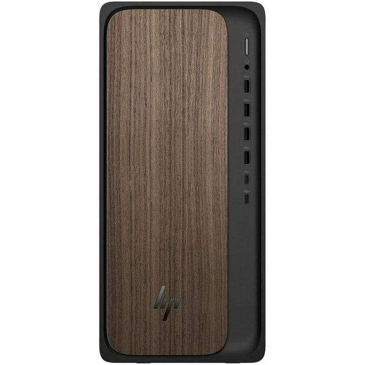 Back. HP - HP OmniDesk Desktop, Intel Ultra 5 225, 16GB, 1TB, W11, Brown,  M03-0155t - Brown.