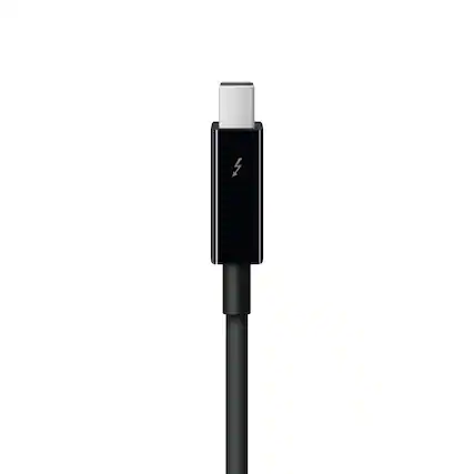 Front. Apple - Thunderbolt Cable (0.5 m).